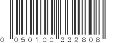 UPC 050100332808