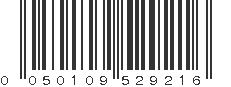 UPC 050109529216