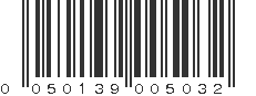 UPC 050139005032