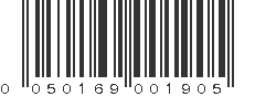 UPC 050169001905