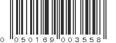 UPC 050169003558