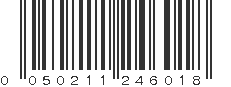 UPC 050211246018