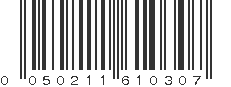 UPC 050211610307