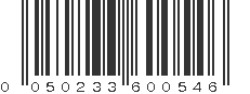 UPC 050233600546