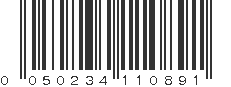 UPC 050234110891