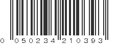 UPC 050234210393