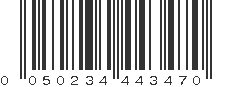 UPC 050234443470