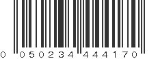 UPC 050234444170