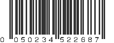 UPC 050234522687