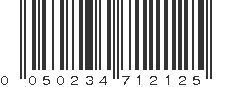 UPC 050234712125