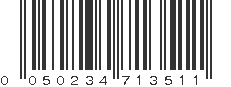 UPC 050234713511