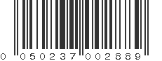 UPC 050237002889