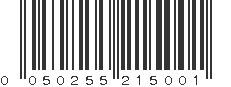 UPC 050255215001