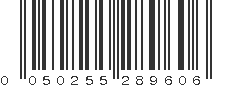 UPC 050255289606