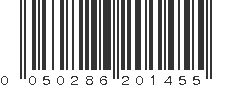 UPC 050286201455