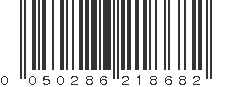 UPC 050286218682