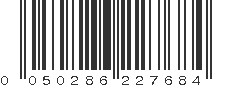 UPC 050286227684