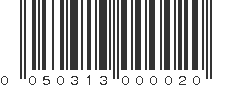 UPC 050313000020