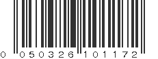 UPC 050326101172