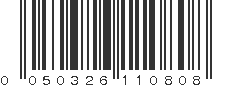 UPC 050326110808