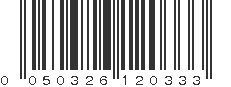 UPC 050326120333