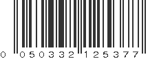 UPC 050332125377