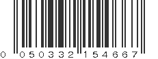 UPC 050332154667