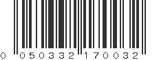 UPC 050332170032