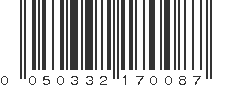 UPC 050332170087