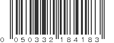 UPC 050332184183