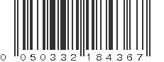 UPC 050332184367