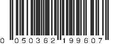 UPC 050362199607