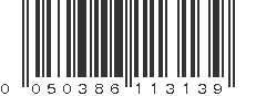 UPC 050386113139