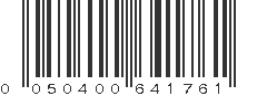 UPC 050400641761