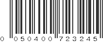 UPC 050400723245