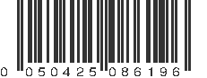 UPC 050425086196