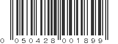 UPC 050428001899