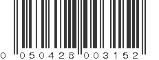 UPC 050428003152