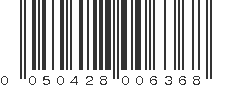 UPC 050428006368