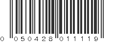 UPC 050428011119