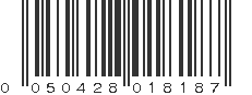 UPC 050428018187