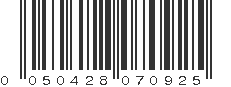 UPC 050428070925