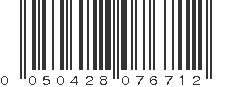 UPC 050428076712