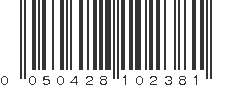 UPC 050428102381