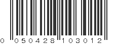 UPC 050428103012