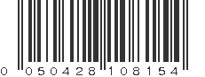 UPC 050428108154