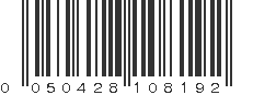 UPC 050428108192