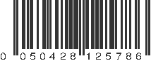 UPC 050428125786