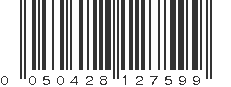 UPC 050428127599