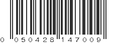 UPC 050428147009